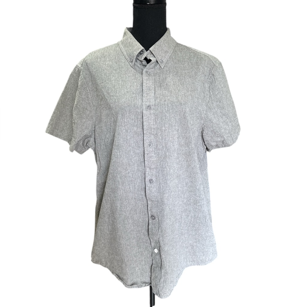 Five Four Gray Casual Button Down Shirt